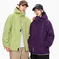 无影墙连帽冲锋衣情侣外套防风防水登山服夹克男JH-JK8008-P45，男装夹克，星座717