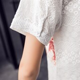 时尚宽松短袖T恤女夏季新款韩版印花上衣显瘦百搭休闲女装，女装T恤，深水步