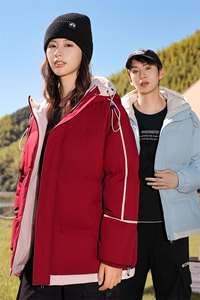 户外景 中性风情侣款棉衣2026冬季宽松加厚外套男 A436-3096-P80图片