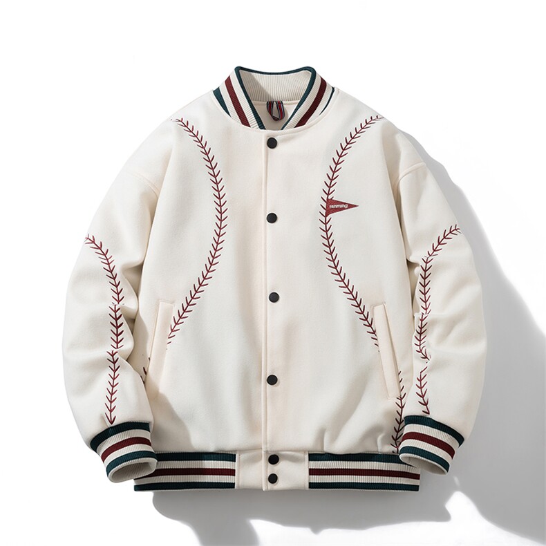 188元美式复古棒球棉服运动休闲学院风313B-GF059棉-P135，男装棉衣，星座313B