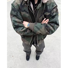 外贸迷彩工作服男士春秋季宽松立领户外干活穿的工衣休闲男装外套，女装短外套，四季星座505