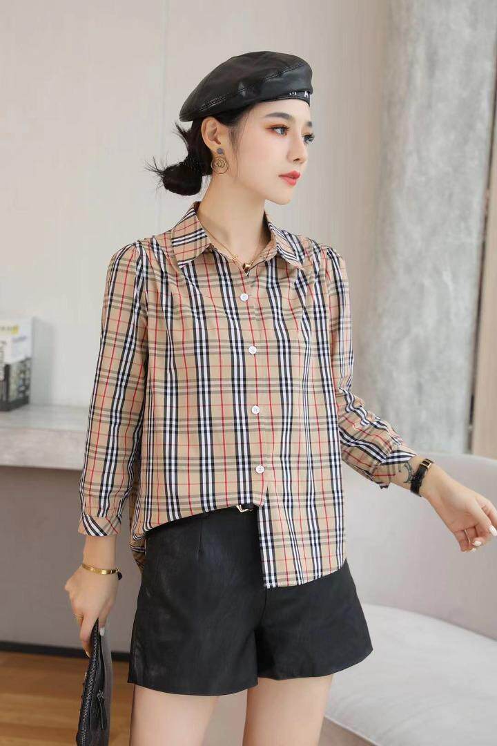 【现货】秋季新款！唯芬8850款经典格子女衬衫，女装衬衫，唯 芬