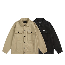 25春季新款水洗休闲潮流工装牛仔夹克外套N9005/P98148，男装工装外套，星座202-1