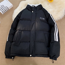 量大优可提供视频冬棉衣立领条纹HD019-1-MF5290-P75，男装棉衣，电商019-1