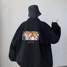 牛仔夹克男大码牛仔外套男茄克NJ77396-P60，男装夹克，电商A040