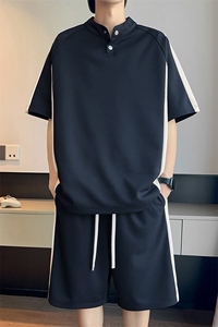 35522-P58 大码 控79 大码夏季男士休闲套装图片