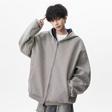 【004】连帽休闲男装春秋款高品质卫衣外套A079-G1632-P41，女装短外套，电商A079