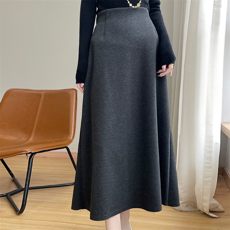 2025年秋季休闲/淑女长裙百搭宽松想象不到通勤半身裙，女装半身裙，森墨