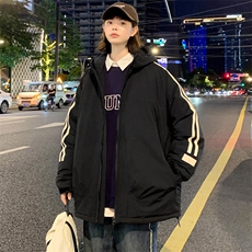冬上新加棉加厚棉服潮中性风连帽棉衣外套男女8321-P110控价158，男装棉衣，电商A441-1