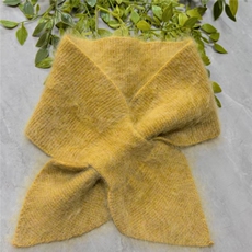 2025新款时尚百搭通勤简约三角领围巾，周边，杭跃羊绒