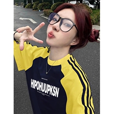 夏季美式高街重磅纯棉三条杠织带插肩撞色男女短袖T恤CZ01-特P25，男装T恤，电商A486
