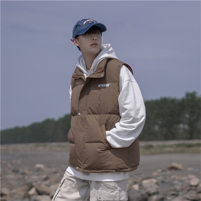 高品质cityboy冬季宽松大码棉马甲背心外套A0173002P85,男装背心/马甲,电商A017
