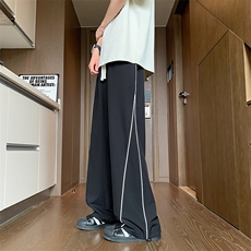 K9078/特P35冰丝裤子男士春季凉感百搭垂感休闲裤宽松阔腿速干裤，男装休闲裤，电商A141
