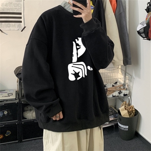 特P25控48秋冬新款男士圆领卫衣宽松休闲日常百搭上衣WQ2427图片