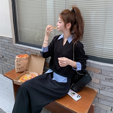 【新款主推】2025新款时尚套装拼接两件套2C372-862-P175控268，女装短外套，2C372