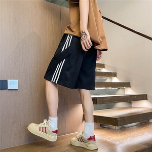 华棉得物品质~三条杠运动短裤五分裤A545特P35控58,秋季运动穿搭特选图片