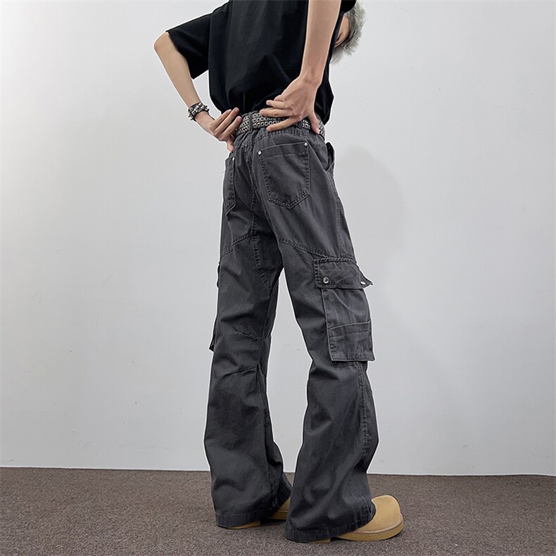 美式复古休闲潮牌男款工装裤男女K0118-P70,男装工装外套,星座308B-2