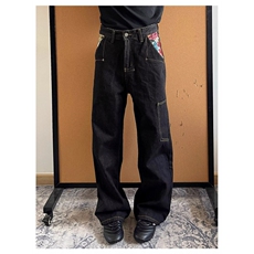 【高质量现货特批40量大可谈】男秋冬原牛拼接牛仔裤610A-35128，男装牛仔裤，星座610A
