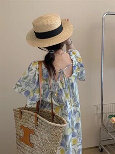 补单花色连衣裙出行,女装连衣裙,唇蔻