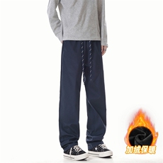 XK60015JR-P30加绒款秋冬季（抽绳版）高品质抖音小脚裤，男装卫衣，电商A178