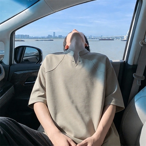 网图 2026夏季新款270g华棉V领短袖T恤男DT6231特P24建议零售价58图片