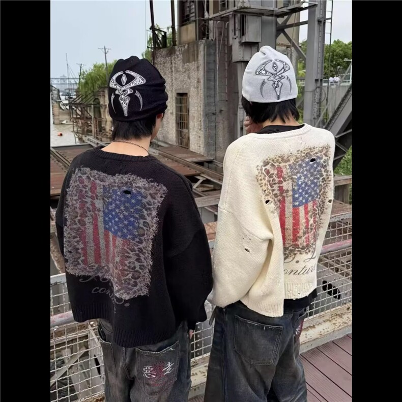 有货DMY039-特批65抖音得物高质量费尔岛加厚针织衫,男装针织衫/毛衣,星座603-2