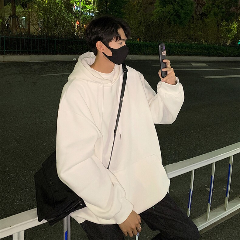 重磅300克卫衣可二开HQ1243-TP45秋季连帽纯色宽松上衣男外套,男装卫衣,电商A102-1