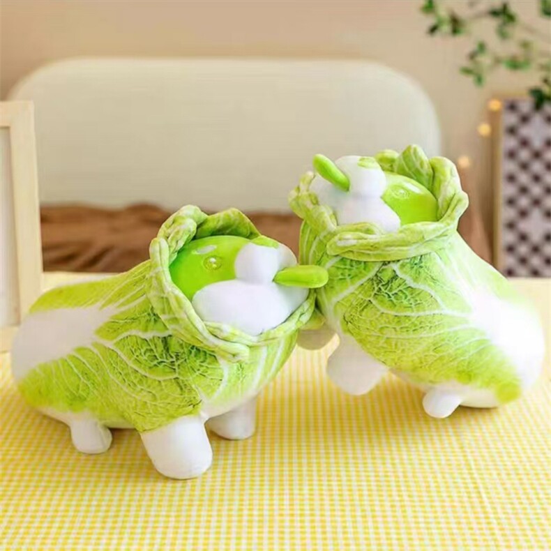 白菜狗，丰盈毛绒玩具厂