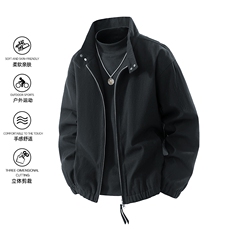 美式复古立领外套男士秋季新款休闲夹克JK02570-P85，男装夹克，星座308B-2