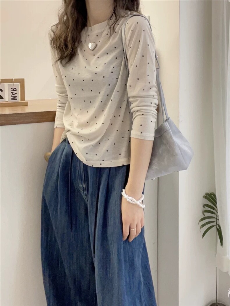 时尚显瘦羊毛圆领打底衫高级质感百搭必备,女装羊毛衫,圣旺供货
