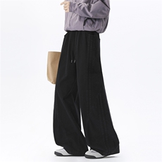 美式褶皱水洗直筒工装裤男休闲长裤P48控88，男装工装外套，电商D205