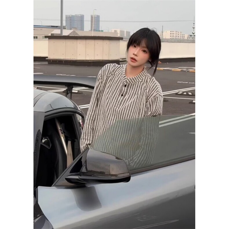设计套头体恤衫鱼骨纹百搭衬衣男士休闲条纹长袖衬衫男CCY30,男装T恤,星座1116A（原606A-3）