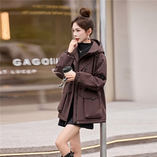 2025年流行时尚简约派克服冬季，女装棉衣/棉服，涵亦佰惠