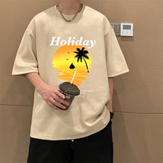 麂皮绒短袖t恤男大码半袖男JD82266-P25，男装T恤，电商A040