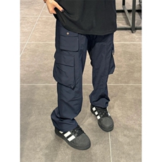 美式07qwer藏蓝色伐木冲锋裤子男冰丝速干尼龙夏薄款藏青色工装裤，男装工装外套，星座1007（原301D）