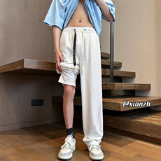 XZ616夏季新款薄款激光打孔冰丝凉感休闲裤TY2522P45控58，男装休闲裤，星座512A（原616）