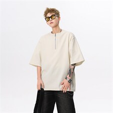 现货 夏新重磅亨利领肌理感短袖T恤宽松潮流男 513 DT3537 P33,男装T恤,星座513, 现货 夏新重磅亨利领肌理感短袖T恤宽松潮流男 513 DT3537 P33,男装T恤,星座513,