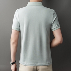 DN25306春夏男士新款短袖T恤青年修身翻领体恤休闲打底衫，男装T恤，电商B360