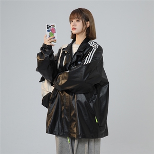 2025秋冬新款袖子条纹设计中性夹克外套JK549/P108控148-涤纶图片