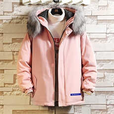 MM48202-P130冬季大毛领衣男士大码加厚袄男服砖墙，男装棉衣，电商A040A