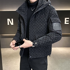 数据款2024新款羽绒服男士冬季短款加厚外套B240-YR9159-P225，男装羽绒服，电商B240
