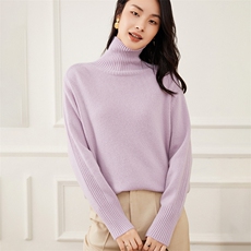 半高领打底衫女2024新款内搭显瘦35%山羊绒衫，女装羊绒衫，杭跃羊绒