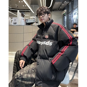 美式撞色棉服2024新款保暖棉袄冬季宽松休闲棉衣外套潮MF273-P106图片