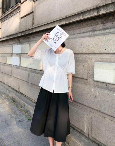 夏季新品，洗水棉小衫，女装，依纤