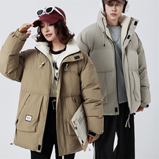 特大码棉衣冬潮流胖子立领保暖加肥加大羽绒棉服A436-2360-P110，男装棉衣，电商A436