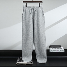 2025秋冬长裤直筒型青春流行小脚裤，男装休闲裤，千国羊绒