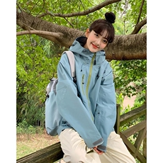 网图现货7色超高性价比冲锋衣多巴胺冲锋衣外套男女JK02-特P48，男装夹克，电商C310