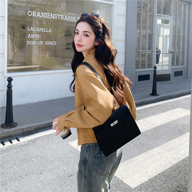 已出货春装新款~皮衣外套女1楼南36-39吾爱衣-A2515-P145-K258,女装皮衣,1C083