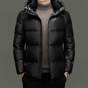 BZ23178钱塘2020-2时尚休闲简约冬季厚款中年男士羽绒服P150图片