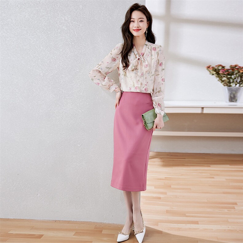 2023春装新款时尚洋气减龄高级感气质套裙，女装连衣裙，岚衣(原川流布茜）